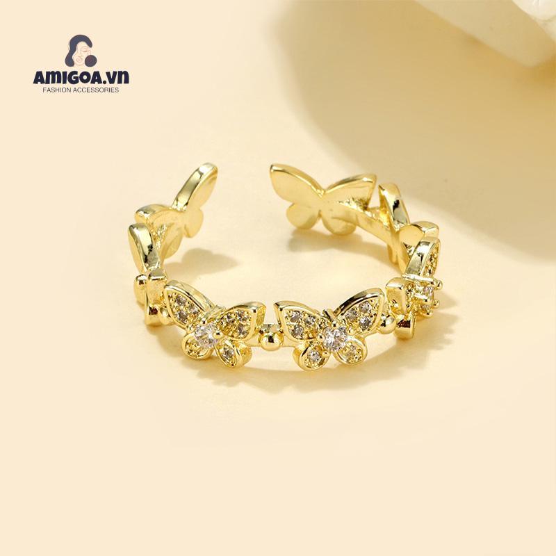 ✨✨Nhẫn Hợp Kim Hình Bươm Bướm Xinh Xắn