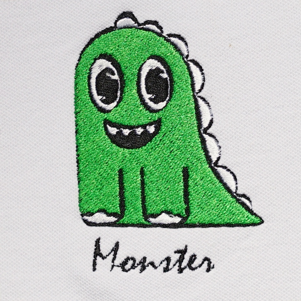 Áo Polo Vải Cá Sấu Cotton Cao Cấp MYO Thêu Monster