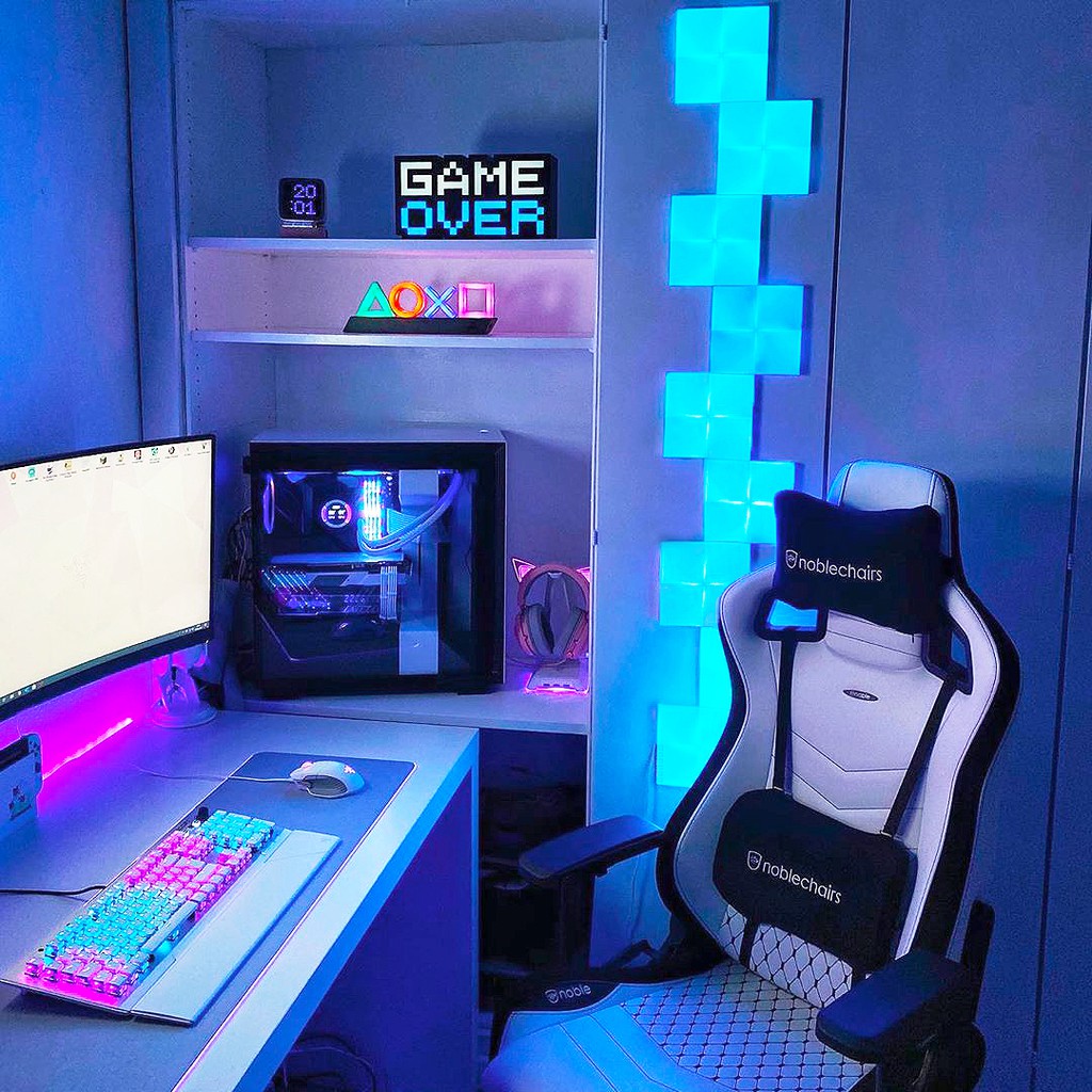 [Sẵn hàng] Đèn GAME OVER - trưng bày bàn máy tính, cảm biến theo nhạc - Space Station | BigBuy360 - bigbuy360.vn