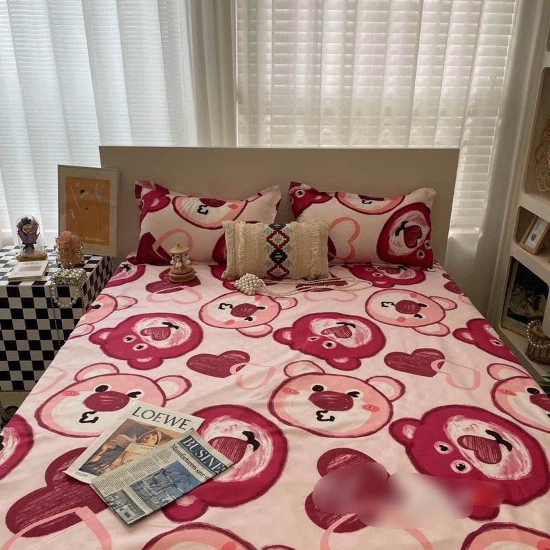 SÉT GA GỐI POLO GẤU ĐỎ HÀNG ĐẸP