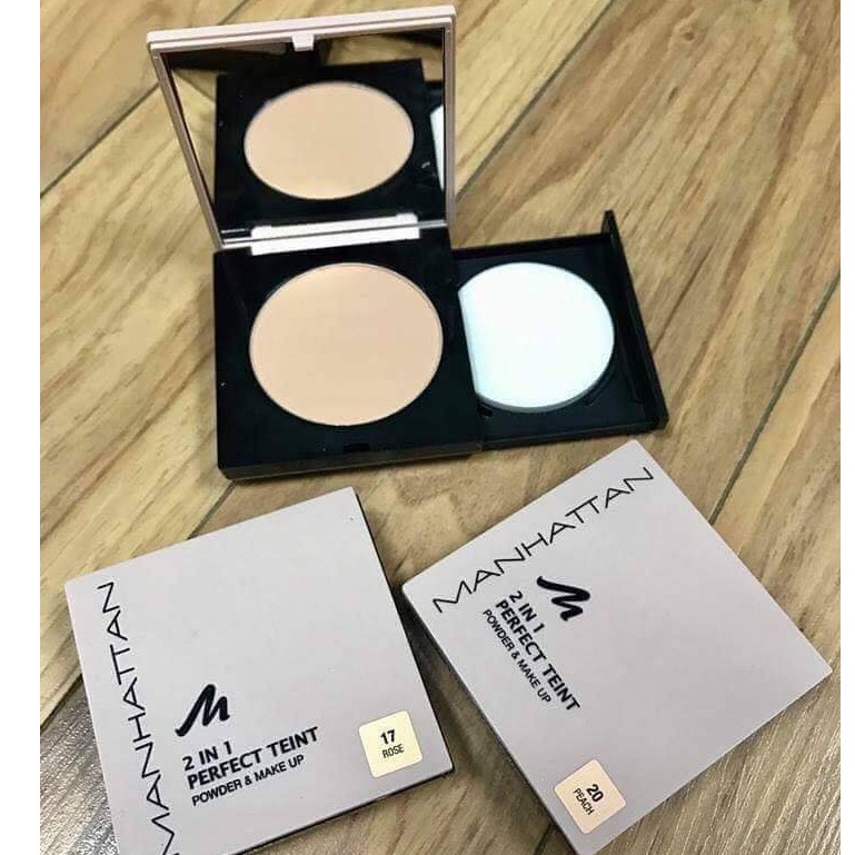 PHẤN PHỦ MANHATTAN 2IN1 PERFECT TEINT Mua tại Đức!