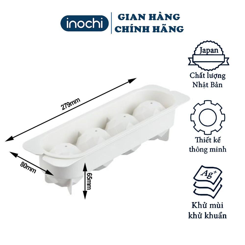 Khay Đá Có Kèm Hộp Đựng Và Nắp Khử Mùi, Khuôn Làm Đá Tủ Lạnh Đủ Loại Kari Inochi
