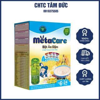 Bột ăn dặm metacare 4 gói vị ngọt dinh dưỡng toàn diện cho bé tinh anh, khỏe mạnh