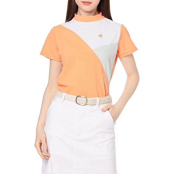 Áo ThunThể Thao Ngắn Tay Nữ Le Coq Sportif Golf QGWTJA04-OR00