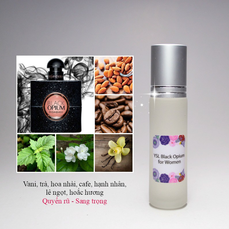 Tinh Dầu Nước Hoa Pháp - YSL Black Opium for Women