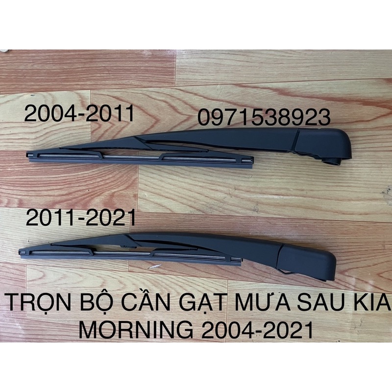 TRỌN BỘ CẦN GẠT MƯA SAU KIA MORNING 2004-2021 cao cấp giá rẻ 98810-07001 98850-1y000