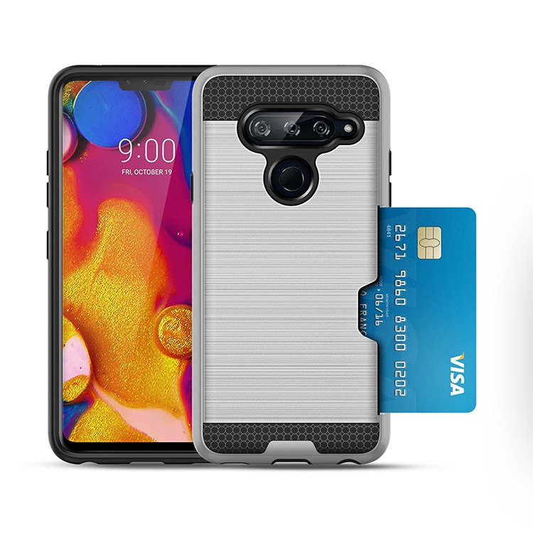 Ốp điện thoại có ngăn đựng thẻ bảo vệ chống sốc LG G7 K10 V40 V50