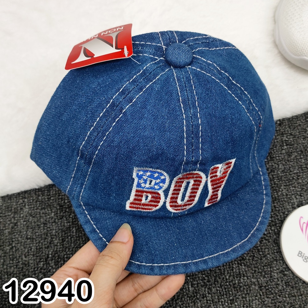 NÓN KẾT NHÍ JEAN NHIỀU HÌNH CHO BÉ 6-12M