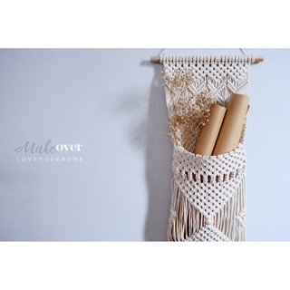 Túi macrame treo tường trang trí