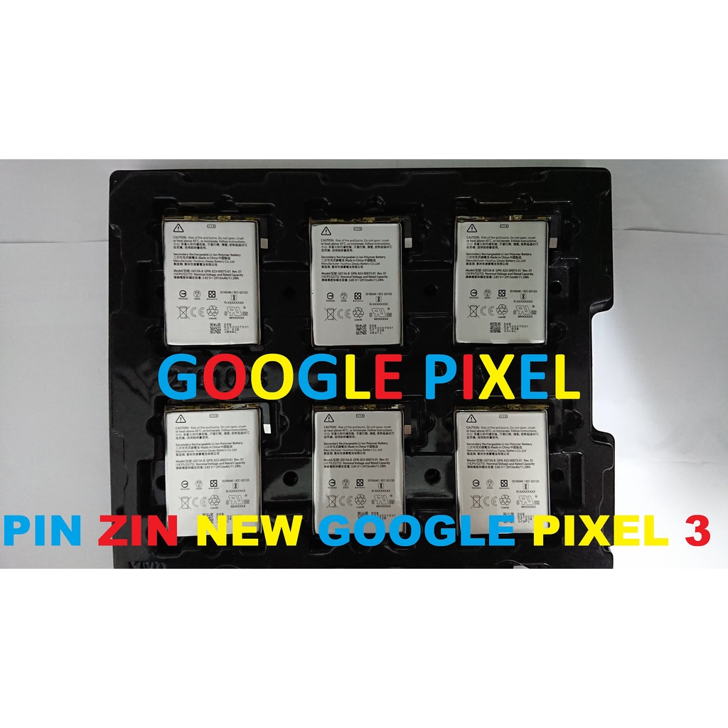 PIN ZIN NEW-ORIGINAL BATTERY GOOGLE PIXEL 3 : G013A-B