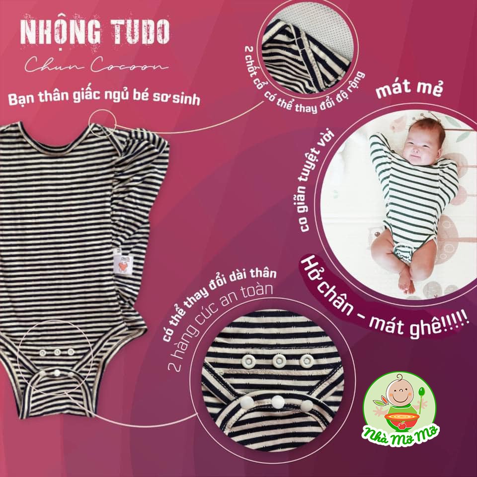 Nhộng Tudo Chũn Cocoon Ôm Giấc Mơ Con - Đại Lý Nhà Mỡ Mỡ - Chính Hãng