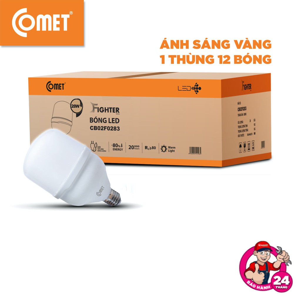 THÙNG BÓNG LED TRỤ COMET CB02F