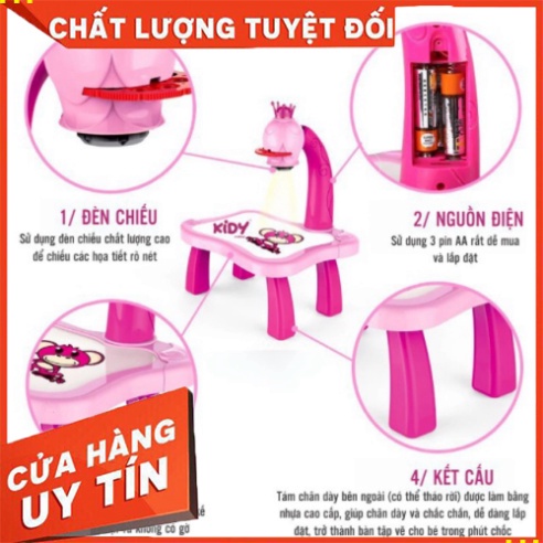 CHẤT LƯỢNG TUYỆT ĐỐI -  Ban vẽ thông minh - Bàn vẽ thông minh có máy chiếu đèn và nhạc