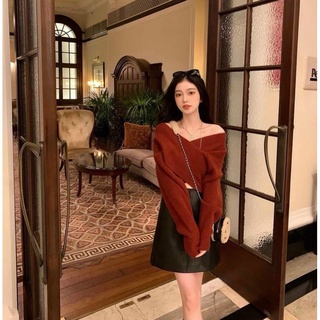 SET ÁO CHÉO ĐỎ + CHÂN VÁY ĐEN