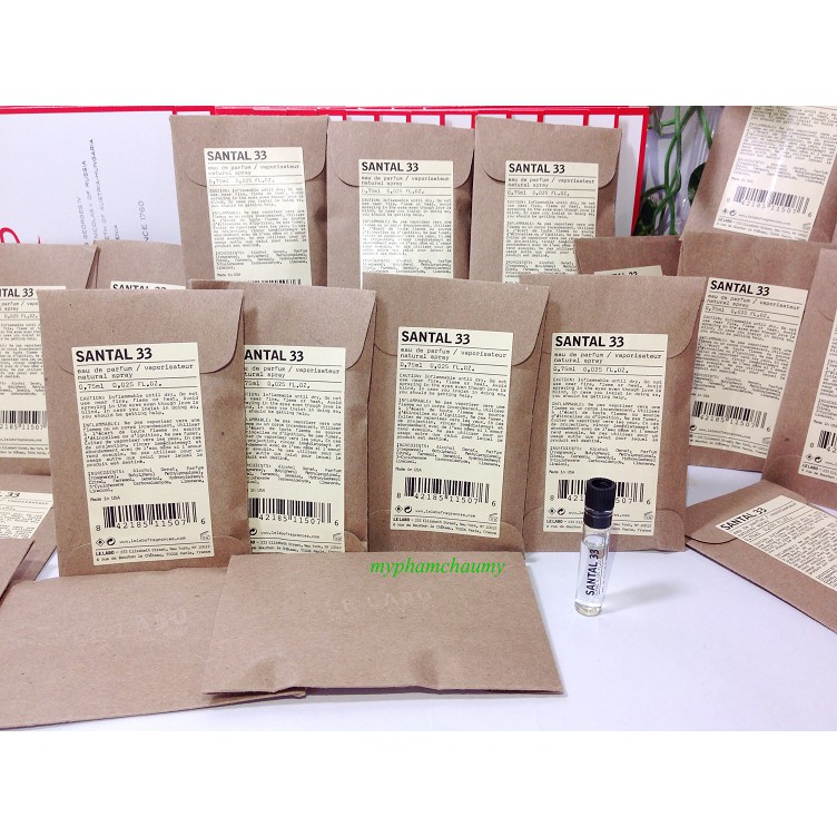 [Vial chính hãng] Nước hoa Le Labo 13,31,33