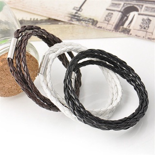 Vòng Tay Da Bện Nhiều Lớp handmade
