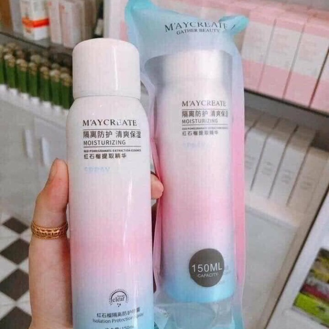 Lọ xịt chống nắng