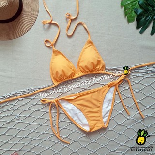 Bikini sexy 2 mảnh màu cam sữa nhẹ nhàng quyến rũ