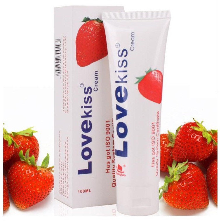 Gel Bôi Trơn Love Kiss Hương Dâu 100Ml