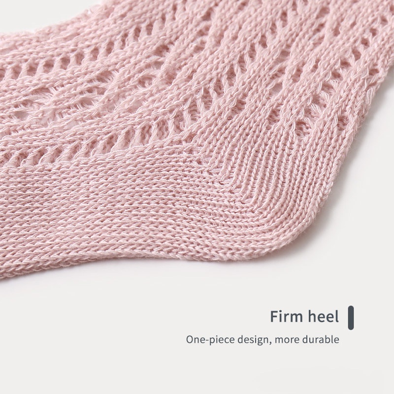 Vớ Lưới Cao Cổ Thiết Kế Thoáng Khí Thời Trang Mùa Hè Dành Cho Bé