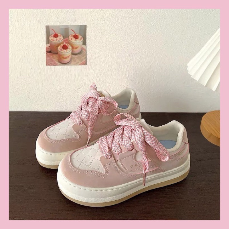 Giày thể thao,giày sneaker 2 màu đế 4cm phong cách Ulzzang