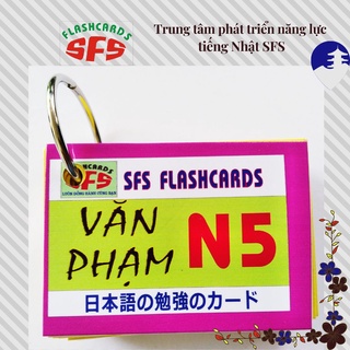Thẻ ngữ pháp n5, thẻ văn phạm n5
