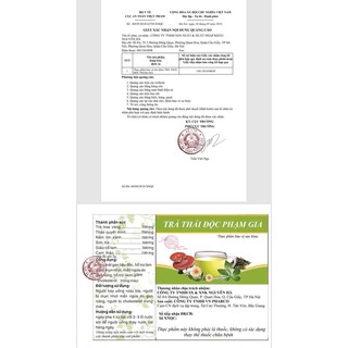 Trà thải độc Phạm Gia , Đông Y Phạm Gia