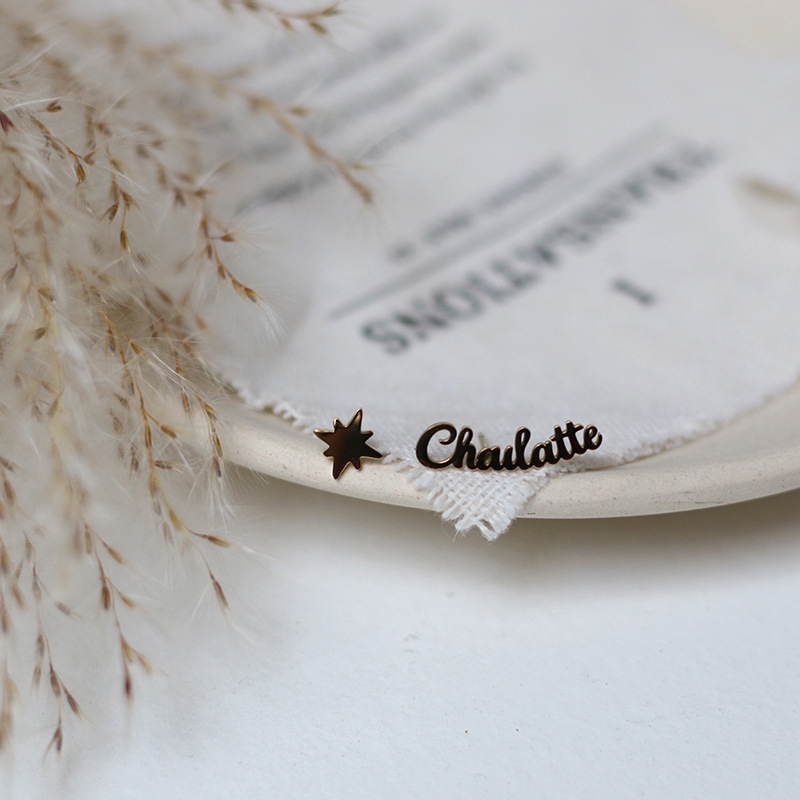 Khuyên Tai Thời Trang Chữ Cái Mới Cho Nữ