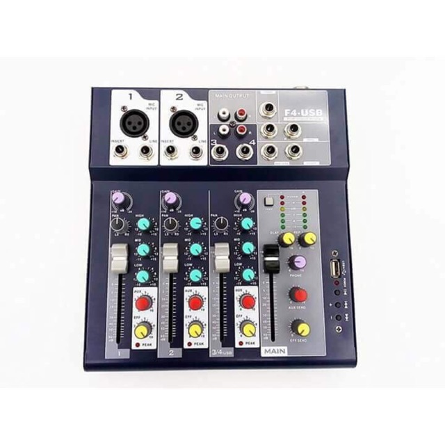 Mixer F4 USB ( BH 6 Tháng ) Hàng chính hãng