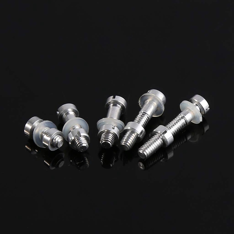 5 cái M2.5 Vít Bu lông Đai ốc Bộ vòng đệm có thể xoay Hộp đựng đầu bút cảm ứng Gắn máy ghi âm Vinyl LP