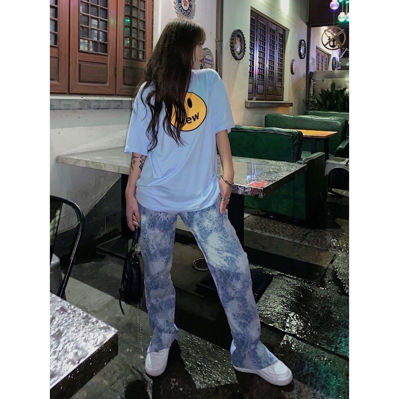[PHIÊN BẢN MỚI] Áo thun Drew House Justin Bieber tee 1:1 bản cao cấp, Áo Drew mặt cười Matlux chất liệu cotton oversize | BigBuy360 - bigbuy360.vn