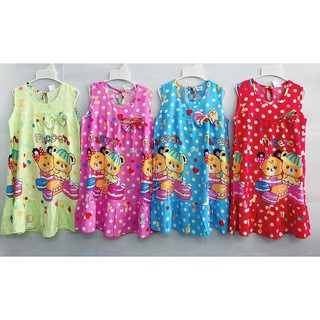 Đầm/Váy Tôn (Tole - Lanh) 2 da loại 1 mềm, mịn, mát, thấm hút mồ hôi cho bé gái 7kg-20kg (Ảnh Thật)
