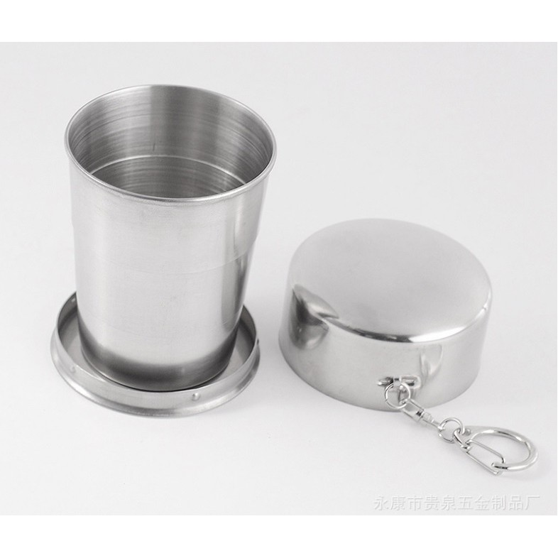 Cốc Xếp Du Lịch Inox dung tích 250ml