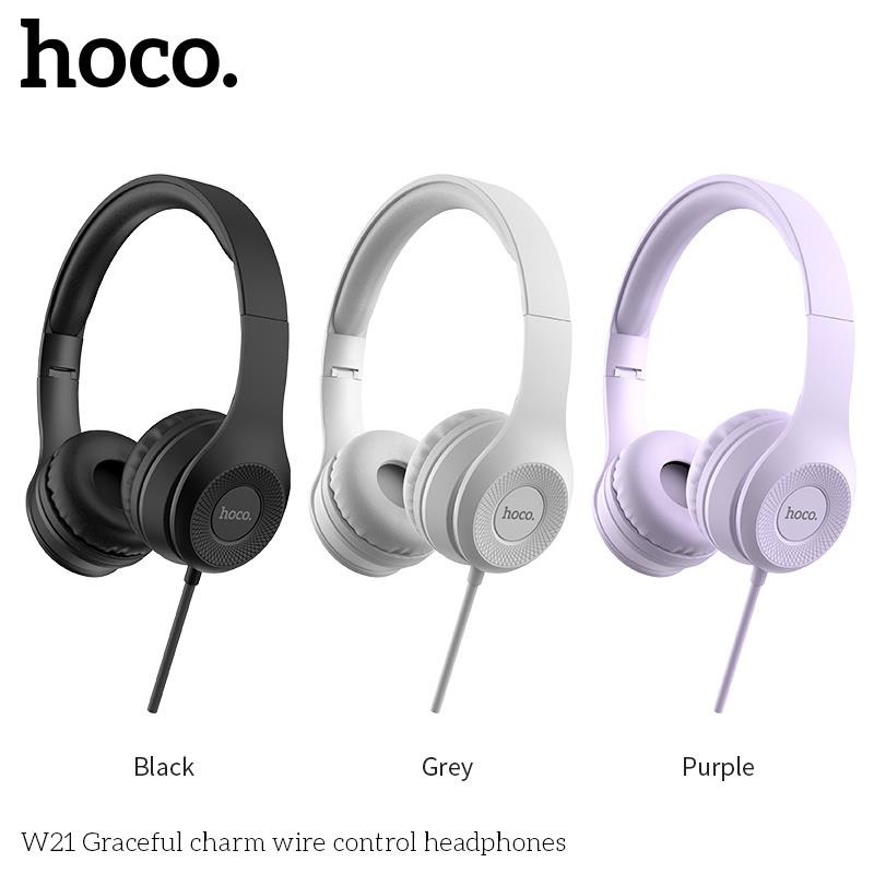 Tai Nghe Headphone Chụp Tai Nghe Hay 3 Màu Xám/Tím/Đen - Chính hãng