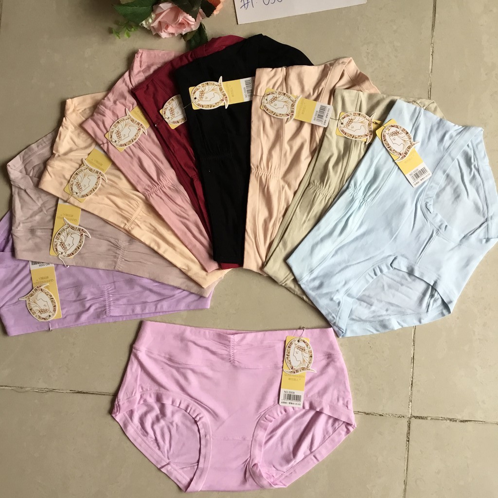 Quần lót nữ thun cotton siêu thấm hút co giãn cực tốt size 45-60kg ( cho chọn màu)