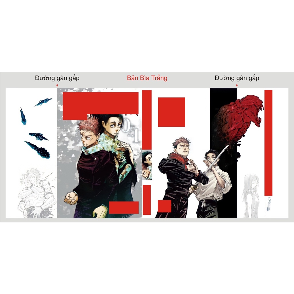 Bìa bọc truyện JJK handmade