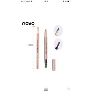 Set 2 bộ Chì kẻ mày Novo