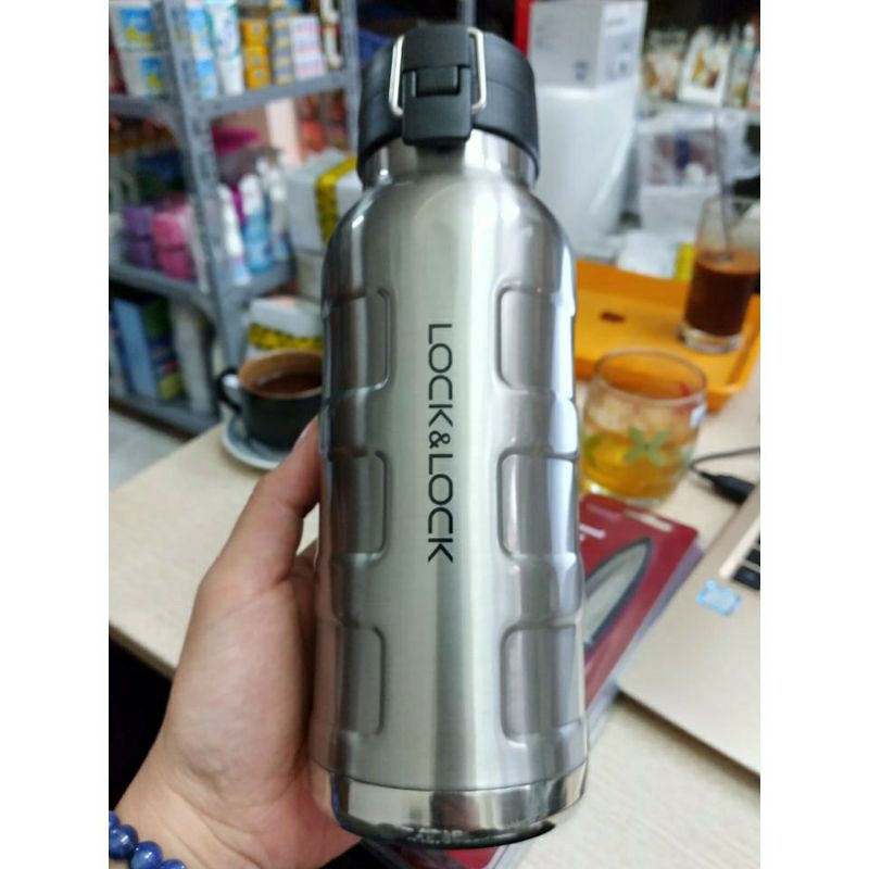 Bình Giữ Nhiệt Bằng Thép Không Gỉ Lock&Lock 650ml LHC4142SLV