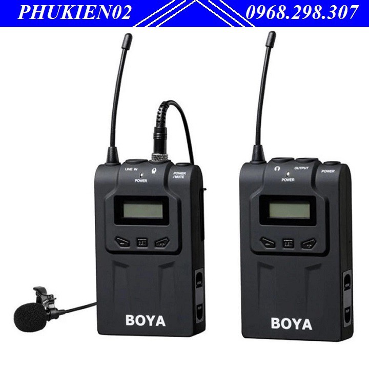 Microphone thu âm không dây Boya BY-WM8 Pro K1 dành cho các dòng máy ảnh, máy quay chuyên dụng