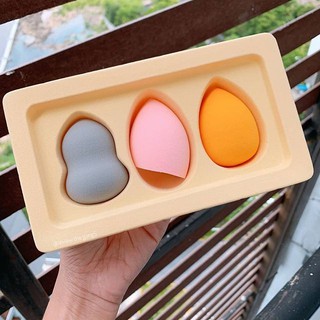 [Hàng Mới Về] Set 3 Bông Phấn Trang Điểm Đa Năng Wodwod