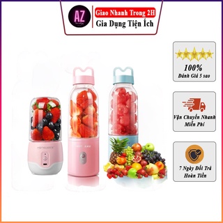 Máy Xay Sinh Tố, Máy Xay Hoa Quả Mini Cầm Tay Meet Juice 500ml Cao Cấp, Cực Mạnh và An Toàn - Free Ship