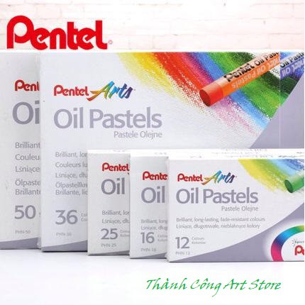 [TC Art Store] Màu Sáp Dầu Pentel, Oil Pastels, Sáp màu