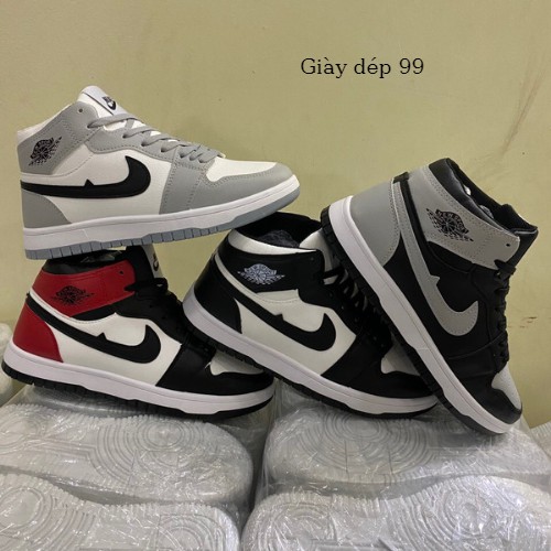 Giày Jordan cổ cao , giày nam jd màu đen trắng, đỏ, xám hàng chuẩn đẹp y hình năm 2021 | BigBuy360 - bigbuy360.vn
