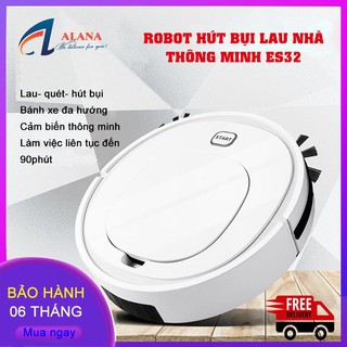 (HÀNG CHUẨN CHẤT LƯỢNG)Robot lau nhà, robot hút bụi, robot hút bụi lau nhà thông minh , máy hút bụi tự động ES32