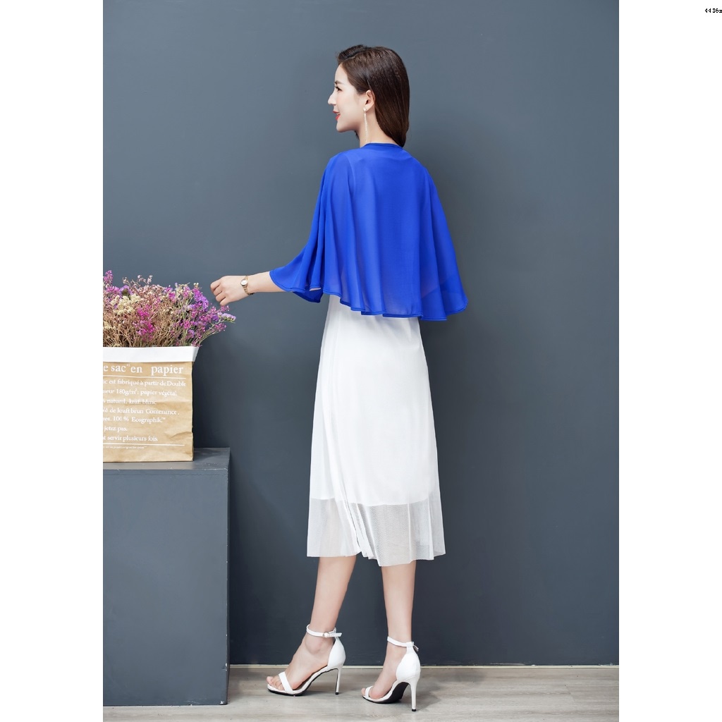 Áo Choàng Ngắn Vải Voan Màu Đen Dễ Phối Đồ Thời Trang Mùa Hè 2020 Cho Nữ | BigBuy360 - bigbuy360.vn