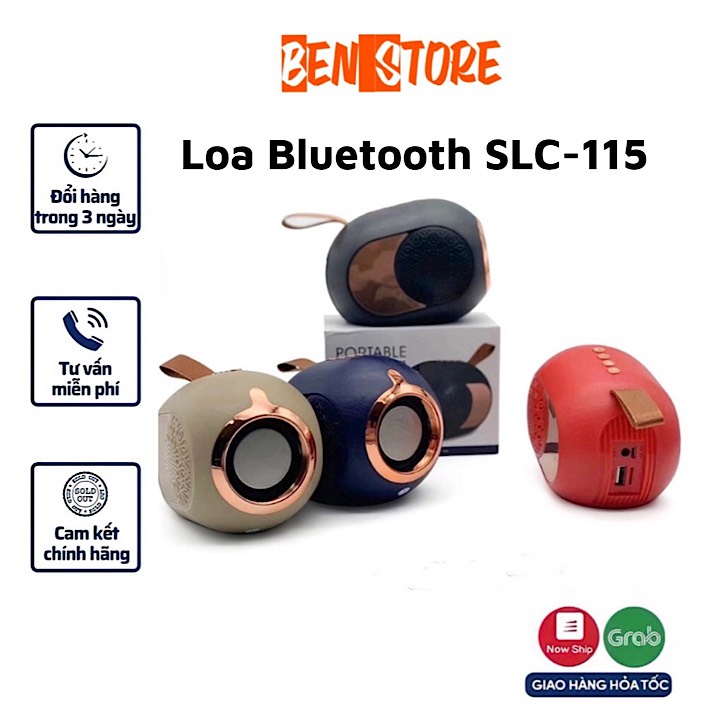Loa Nghe Nhạc Bluetooth SLC 115, Speaker Không Dây Di Động BLT Bas Trầm