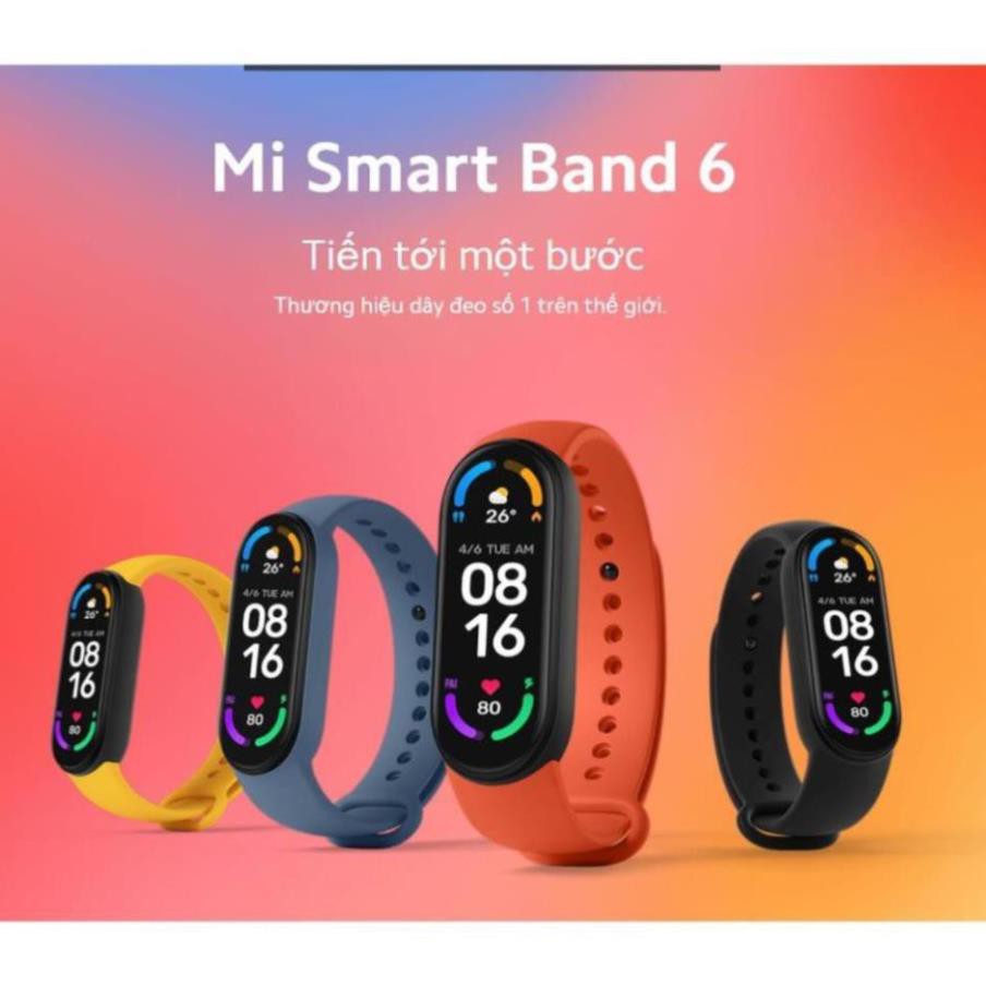 [Mã ELMALL10 giảm 10% đơn 500K] [Digiworld , BH 12 THÁNG] Vòng đeo tay Xiaomi Mi Band 6 - Chính hãng