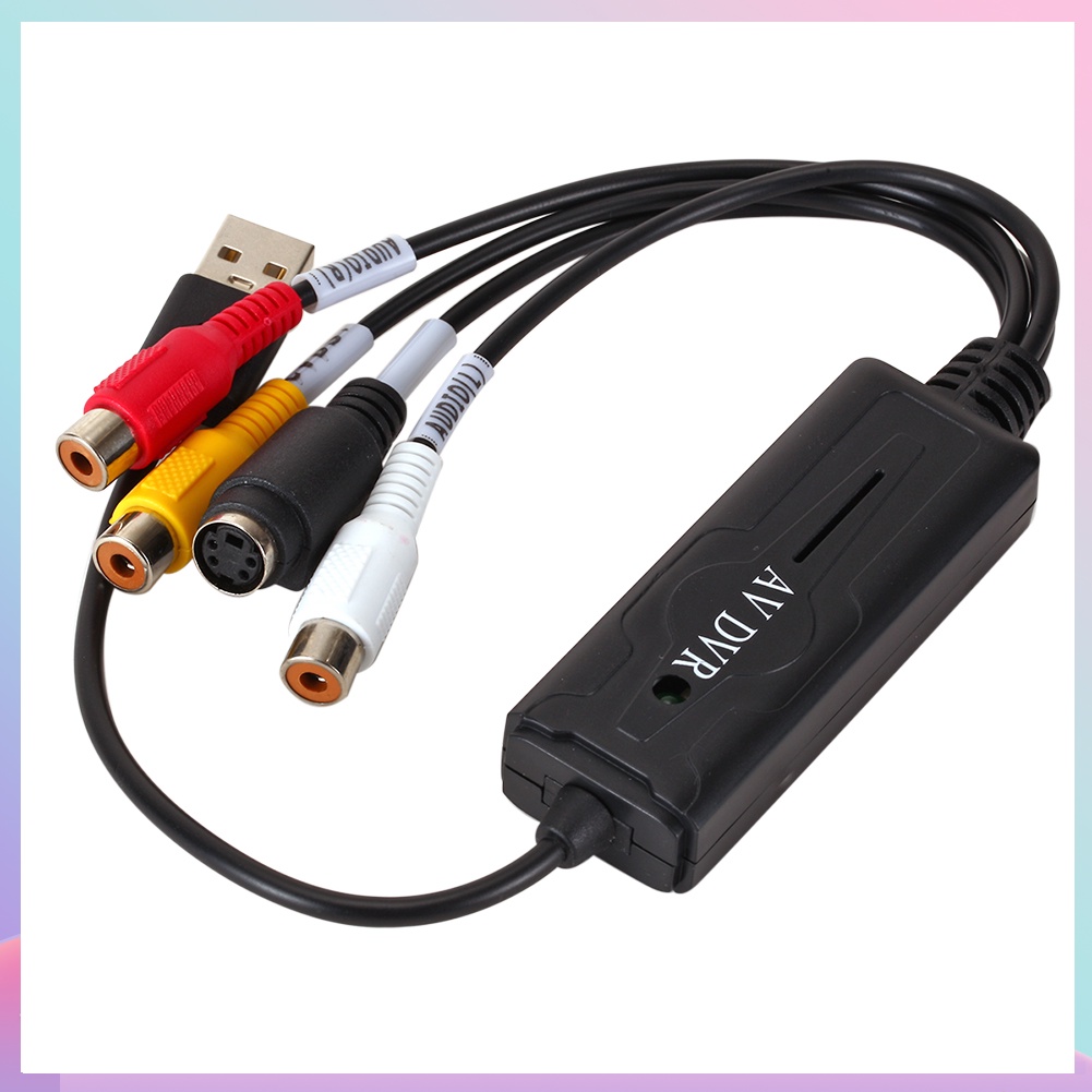 Đầu chuyển đổi USB 2.0 AV S RCA cho DV/Hi8/VHS TV DVD | BigBuy360 - bigbuy360.vn