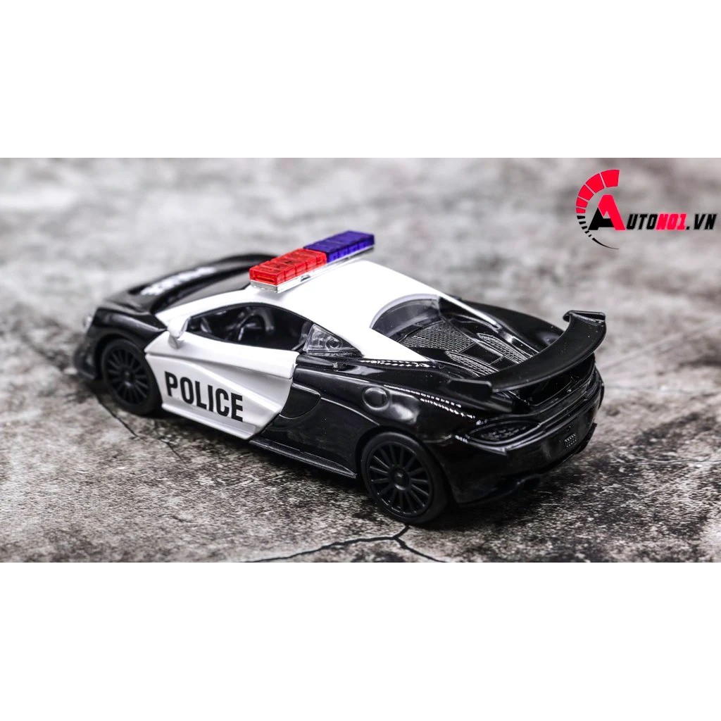 MÔ HÌNH XE MCLAREN 570S POLICE 1:36 JACKIEKIM 7604