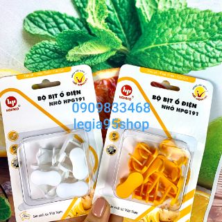 Nút (Bịt) ổ điện an toàn Hafaco vĩ 10 cái - Bịt ổ điện Nhỏ HPG191-  Hàng Việt Nam Chất Lượng Cao